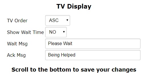 Allow your customers to visualize their position in line with the CQueue TV display